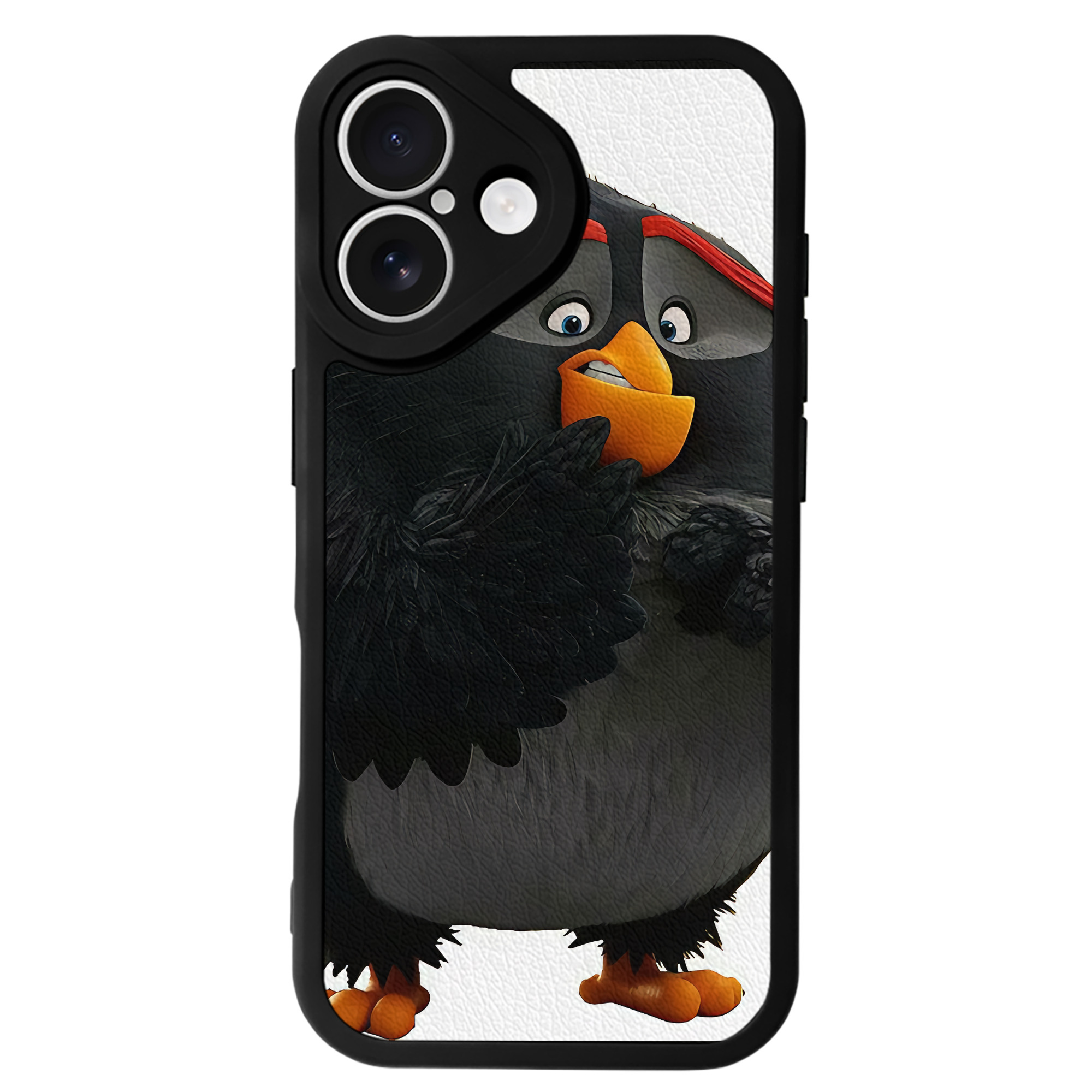 （画像用） Angry Birds アングリーバード 【iPhone 16シリーズ対応】シリコンスマホケース（レザー調） 材質：シリコン